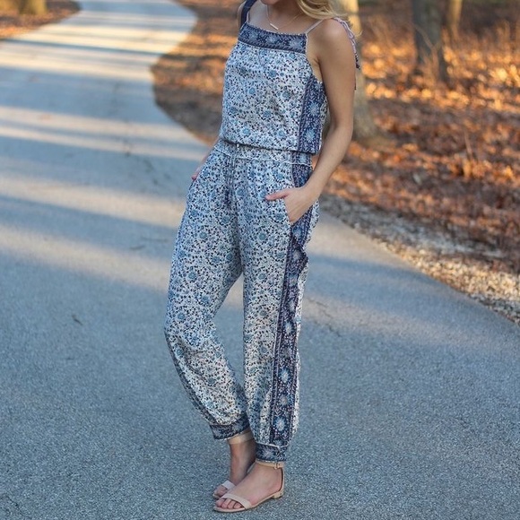 Calypso St. Barth Afton Printed Jumpsuit - Picture 1 of 9